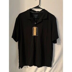 Black Marc Asher Short Sleeve Button Down